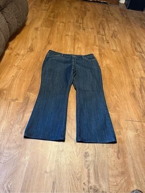 Michael Kors Dark Blue Wide Leg Jeans